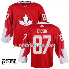 Kanada Trikot Sidney Crosby 87 2016 World Cup Rot - Kinder